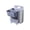 B-Blue, variant on Foldable Hanging Laundry Basket, Wall Mounted Hamper With Hooks, Collapsible Plastic Storage Basket For Bathroom