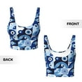 thumbnail image 5 of Lsque Evil Eye Printed Women'S Sports Bra, Compression, Moisture Wicking, High-Impact Sports Bra For Women,Supportive sports bra-Medium, 5 of 9