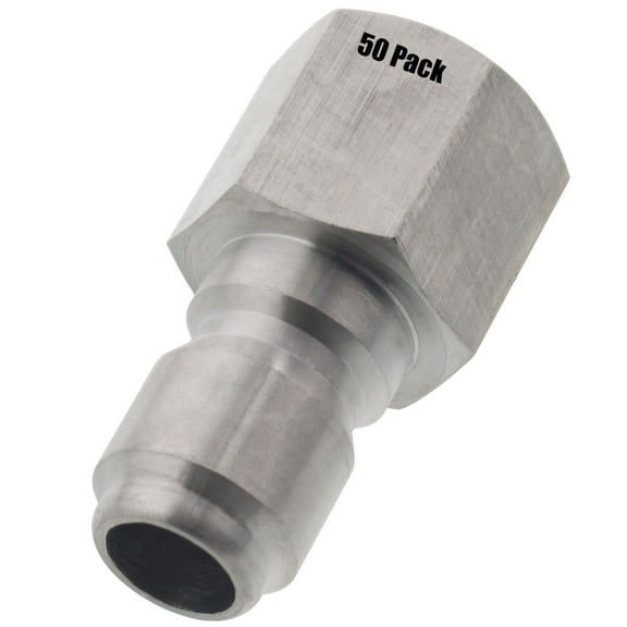 50 Erie Tools Pressure Washer 3/8" Female NPT - Quick Connect Plug Steel Coupler
