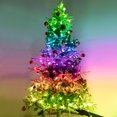 thumbnail image 4 of Guirnalda de luces LED RGBIC de 20 m y 200 luces LED inteligentes con Bluetooth, música, guirnalda de cuero mágica con mando a distancia, decoración para árbol de Navidad, 4 of 5