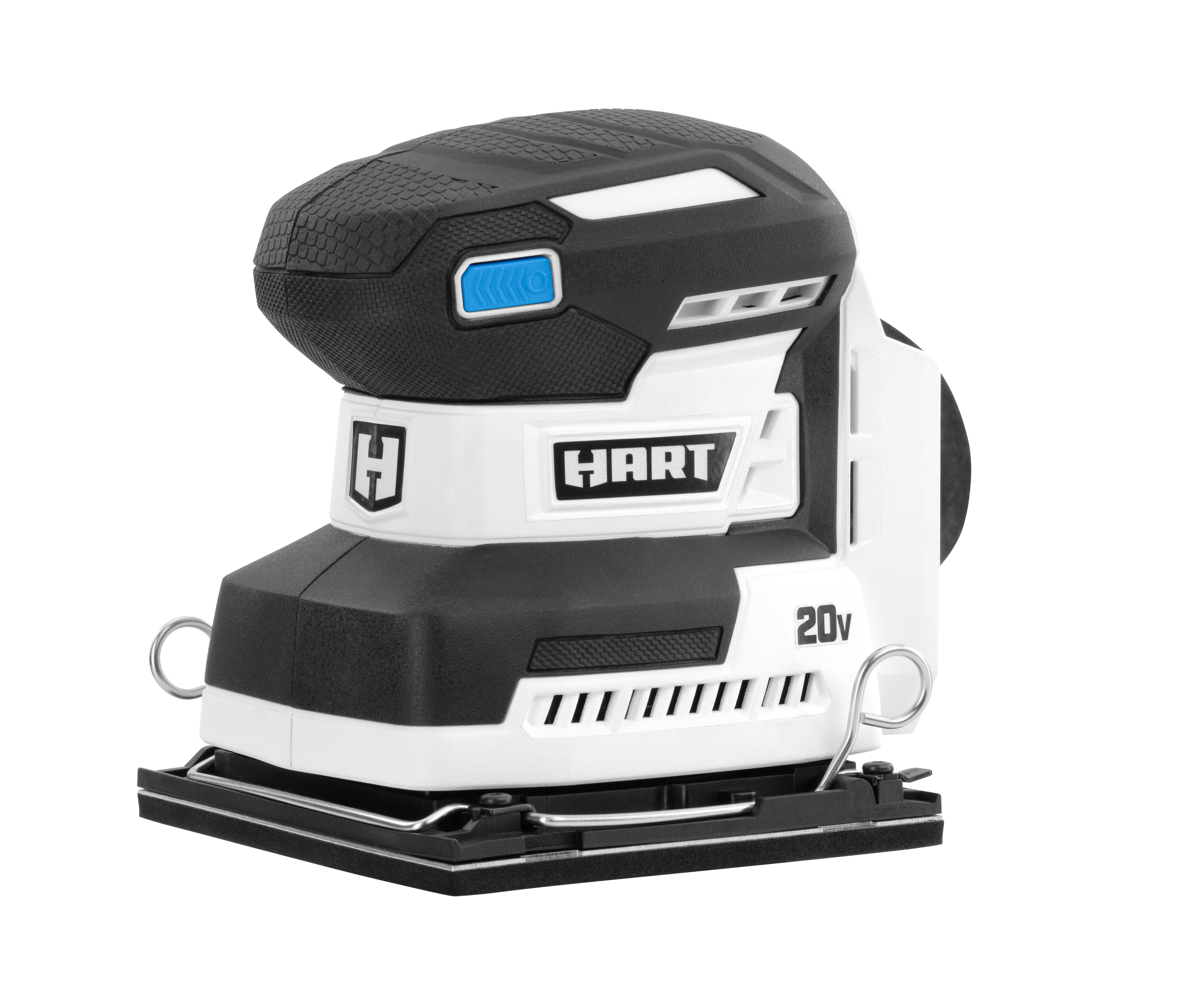 HART 20-Volt Cordless 1/4 Sheet Sander and Dust Bag (Battery Not Included)