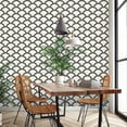 thumbnail image 6 of Tempaper Mosaic Scallop Green Removable Peel and Stick Wallpaper, 20.5" x 16.5', 6 of 6