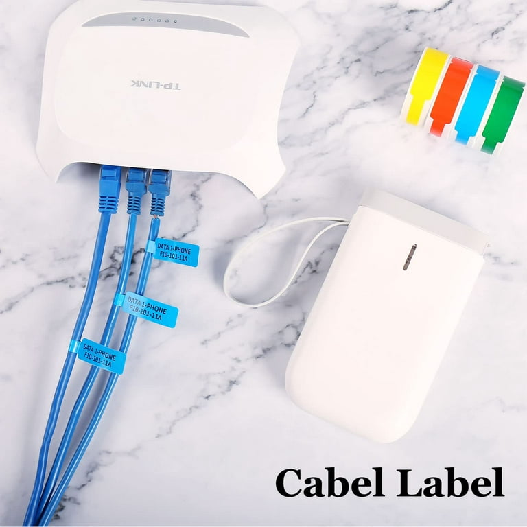 Niimbot Label Maker Machine Tape Included D11 Portable Wireless Connection Label Printer Multiple Templates Available for Phone Pad Easy to Use Office