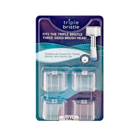 Triple Bristle Brush Head Covers