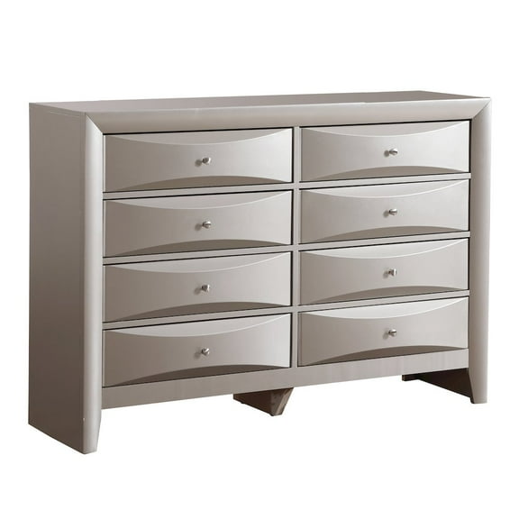 Glory Furniture Marilla G1503-D Dresser , Silver Champagne