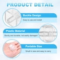 thumbnail image 3 of Uxcell 3Pcs Tape Dispenser Core, Replacement Core for 8808/8809 Tape Dispenser Plastic Insert Parts for Home Office Warehouse Wrapping Packaging Mailing Shipping, Clear, 3 of 7