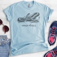 thumbnail image 2 of Danger Noodle Snake Shirt, Unisex Women's Men's Shirt, Reptile T-shirt, Funny Animal Pun Graphic Tee, Heather Light Blue, Medium, 2 of 6