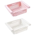 thumbnail image 1 of Organizador de cajones para refrigerador de 2 piezas, caja de almacenamiento retráctil para refrigerador, contenedor organizador clasificado para mantener la frescura de los alimentos extraí, 1 of 5
