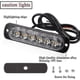 thumbnail image 2 of 4 vehicle emergency warning lights, truck emergency lights, strobe lights, 6 waterproof surface mount LEDs, 2 of 5