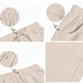 thumbnail image 4 of Resicozy Barrel Sweatpants Women 2026 Fall Winter Fashion Casual Baggy Wide Leg Comfy Flowy Workout Sweat Pants with Pockets Beige L, 4 of 8