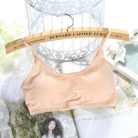 

Teens Girls Cotton Bras Wire Free Lightly Padded Sports Training Bras