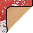 thumbnail image 3 of Yayeee Area Rugs for Living Room 5.2'x4' Non Slip Washable Bedroom Floor Carpet, Red Snowman, 3 of 6