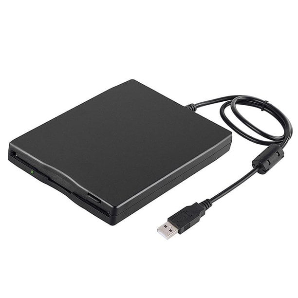 Mixfeer USB External Floppy Disk Drive Portable 3.5 inch Floppy Drive USB Interface Plug and Play Low Noise for Laptop Black - Walmart.com