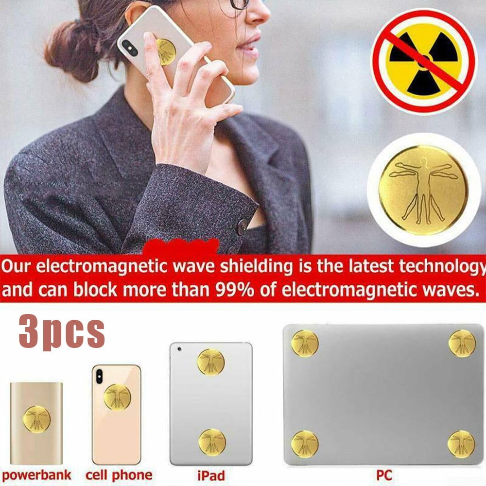 jianghui133 Anti Radiation Protector Shield EMF Protection Cell Phone Sticker Cell Phone EMR Blocker para Todos los tel/éfonos m/óviles Dispositivos electr/ónicos computadora computadora port/átil