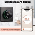 thumbnail image 4 of Mistaha WiFi Thermostat Intelligent Température Contrôleur Hebdomadaire Programmable Bouton Control/ Mobile APP/ Voice Control Compatible, 4 of 8