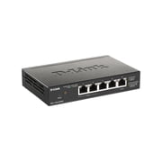 D-Link DGS 1100-05PDV2 - Switch - smart - 5 x 10/100/1000 (2 PoE) - desktop - PoE (18 W)