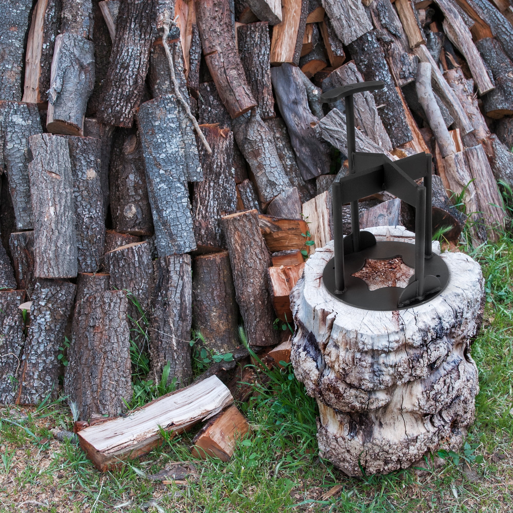 JYWW Firewood Splitter Kindling Splitter Open Top Ring