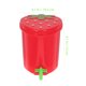 thumbnail image 5 of Cubo de basura para loros, inteligencia, desarrollo de aves de plástico, suministros, juguete para loros, mini cubo de basura con forma de fresa, 5 of 7