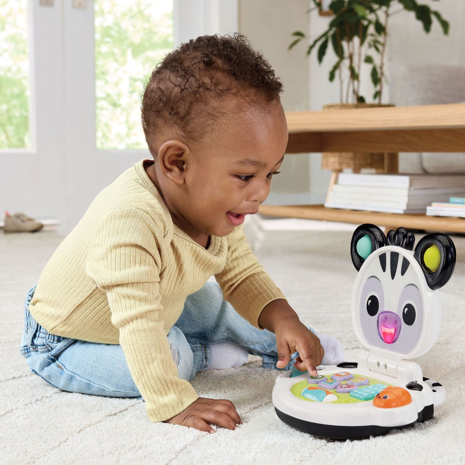 VTech Baby Baby ordi premières manipulations Interactif for Infants - Jouet d'activité interactif pour bébés - Version française