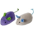thumbnail image 1 of Cat Mouse Toy Plush 2PCS Cute Interactive Soft Kitten Teething Toy Cat Chew Toy, 1 of 10