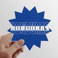 thumbnail image 1 of Honduras pais bandera nombre Calcomanías solares de vinilo, 1 of 3