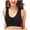 Black, variant on Dealovy Zip Front Sports Bras for Women High Support Seamless Workout Bras Wirefree Full Coverage Yoga Bras