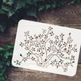 thumbnail image 4 of 1Pc Brambles Reusable Painting Template Stencil 8.3x11.7inch for Painting on Wall Wood Furniture, 4 of 9
