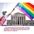 thumbnail image 5 of NICEGOU Rainbow Flag And Bisexual Pride Flag Premium Polyester (3x5 Ft 2 Pack), 5 of 5
