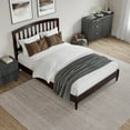 thumbnail image 3 of AFI Quincy Full Solid Wood Low Profile Platform Bed, Espresso, 3 of 12