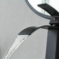 thumbnail image 3 of Zovajonia Single Handle Bathroom Vanity Sink Lavatory Faucet with Deck Plate Matte Black, 3 of 10
