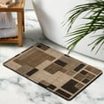 thumbnail image 3 of Versatile Machine Washable Bathroom Mat, 20x32 inch - Indoor & Outdoor, Perfect for Entryway, Kitchen, Bedroom: Reversible Layered Design Floor Mat Welcomes You Home, 3 of 5