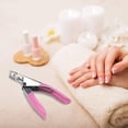 thumbnail image 3 of Fingernail Clipper Fake Nail Cutter Professional Nail Clippers Straight Edge Acrylic Nail Clipper Tips Manicure Cutter Guillotine Cut False Nails, 3 of 5