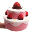 thumbnail image 2 of Squishies Kawaii Super Strawberry Cake Slow Rising Cream Scented Stress Relief, 2 of 6