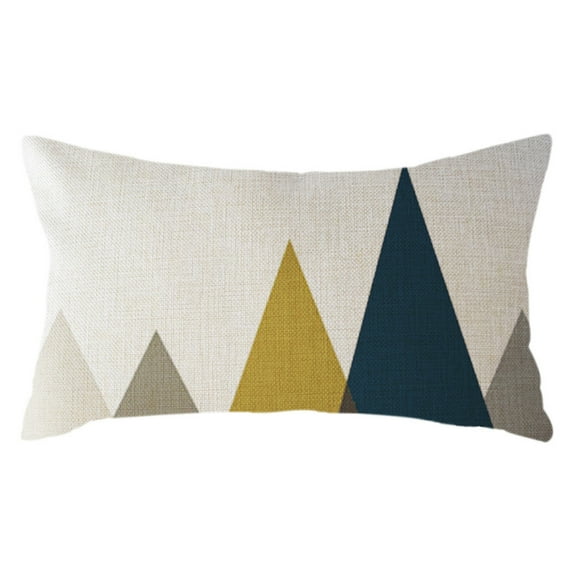 BallsFHK Minimalist Geometric Pillow Case Linen 30x50cm Cushion Cover Home Decor