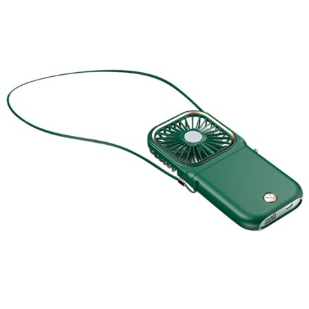 

Mini Neck Fan USB Battery-Operated Fan for Indoor and Outdoor Green