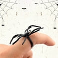 thumbnail image 4 of UDIYO 20Pcs Spider Rings Halloween Rings for Kids Party Favors 1.96’’ Black Plastic Spider Rings Bulk for Kids Costume Accessories Halloween Party Decorations Supplier, 4 of 8