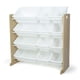thumbnail image 1 of Natural Wood/White Kids Toy Organizer with 12 Storage Bins, 1 of 5