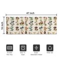 thumbnail image 5 of Brown Mushroom Plant Light Pattern Door Rugs,Washable Non Slip Door Mats Indoor,Decorative Door Mats,Entry Mat Indoor for Entrance,Bedroom,Kitchen,Bathroom,16"x47", 5 of 6