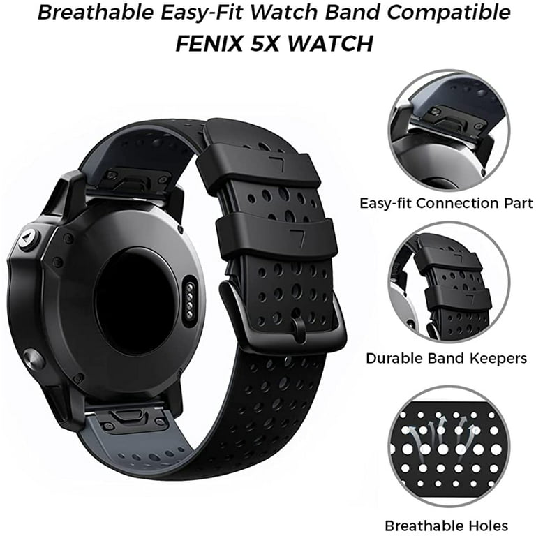 New Braided Nylon Watch Band For Garmin Fenix 7X 5X Plus 6X Pro 3 HR  Descent MK2 Smartwatch Wristband Adjustable Bracelet Straps