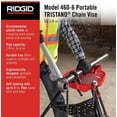 thumbnail image 3 of Prensas de Tornillo para Tubos, porta herramientas portatil de Capacidad 1/8 a 6 Pul.  36273 RIDGID Base para tuberias, 3 of 3