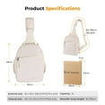 thumbnail image 6 of K&F Concept Camera Sling Bag Small Camera Crossbody Shoulder Backpack DSLR/SLR/Mirrorless Camera Compact Case Photography Bags 5L (Beige), 6 of 14