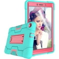 thumbnail image 6 of Dteck Case With Screen Protector For Samsung Galaxy Tab A 8.0 SM-T290 2019 Released (8.0 inches),Shockproof Rubber Armor Hybrid Case Kickstand Hard Protective Cover ,Mint+Rose, 6 of 6
