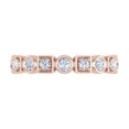 thumbnail image 3 of 1/2 Carat Diamond Wedding Ring in 14K Rose Gold (Ring Size 9.5), 3 of 6