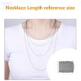 thumbnail image 5 of Aoanydony 33 Feet Stainless Steel Curb Chain, 10m/Roll Silver Link for Craft DIY Necklace Jewelry Bracelet Making Accessoriesï¼ˆ2mmï¼‰, 5 of 8