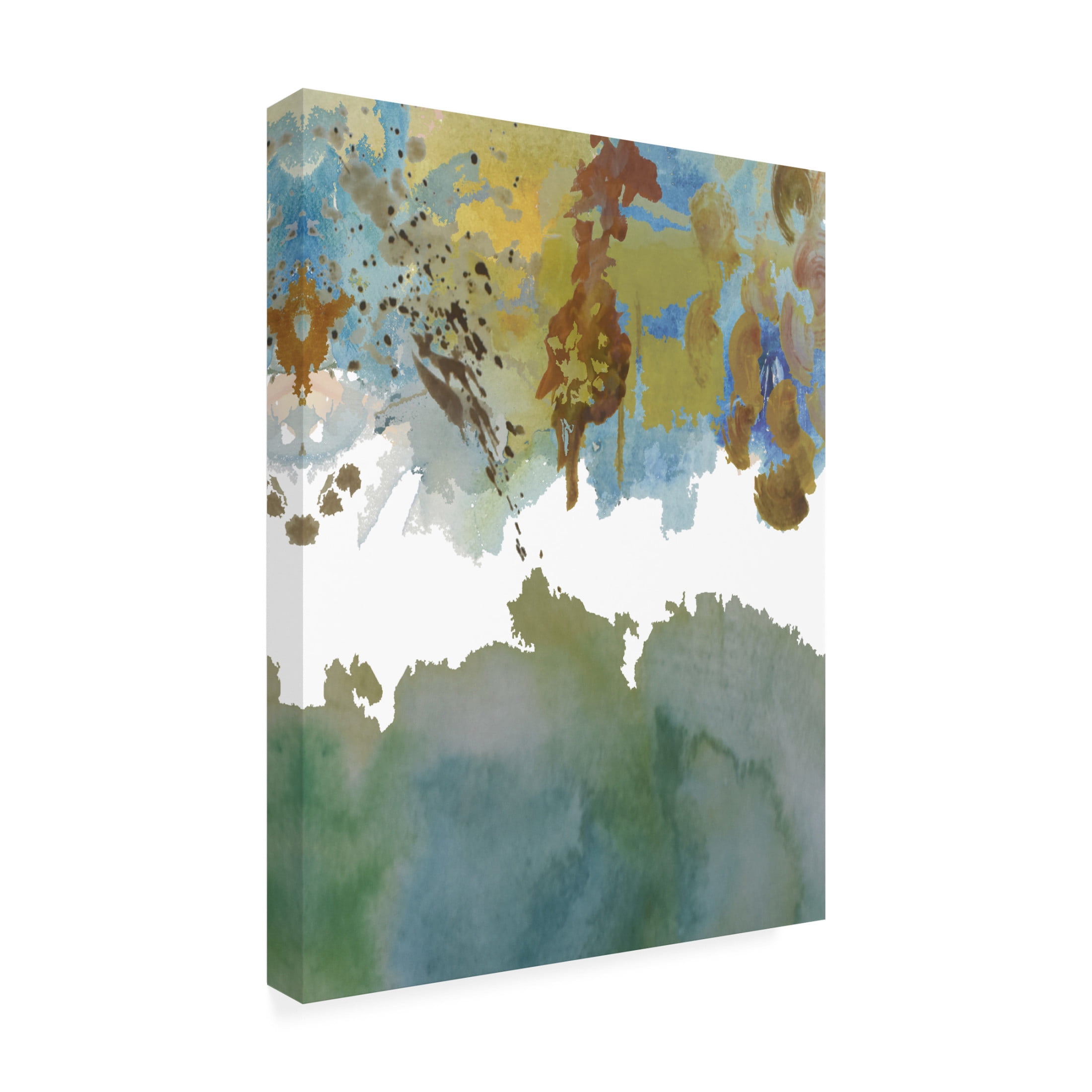 Canvas Wall Art - Maliq 'Rhapsody Of The Clouds 2' Wall Art for Living Room, Bedroom, or Office Décor by Trademark Fine Art - 18 x 24 Inches