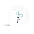 thumbnail image 3 of Gallery Pops Hatsune Miku - Hatsune Miku Styled Pose Wall Art, White Framed Version, 12" x 12", 3 of 5