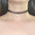 thumbnail image 4 of Collar con hilo de pescar ahuecado, tejido de tatuaje europeo y americano, collar elástico, collar de estilo japonés y coreano, 4 of 5