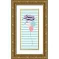 thumbnail image 1 of Murdock, Ramona 16x32 Gold Ornate Wood Framed with Double Matting Museum Art Print Titled - Dream Balloons, 1 of 4
