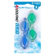 Dolfino Multicolor Swimming Sport Goggles 2 Pack