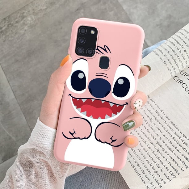 Funda de teléfono para Samsung Galaxy A21S A31 A41, carcasa trasera divertida de Stitch Love, Funda de silicona suave para Galaxy ya21s A 31 Coque Fivean unisex